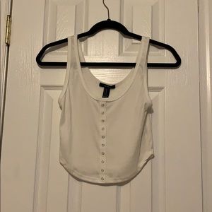 white button tank top